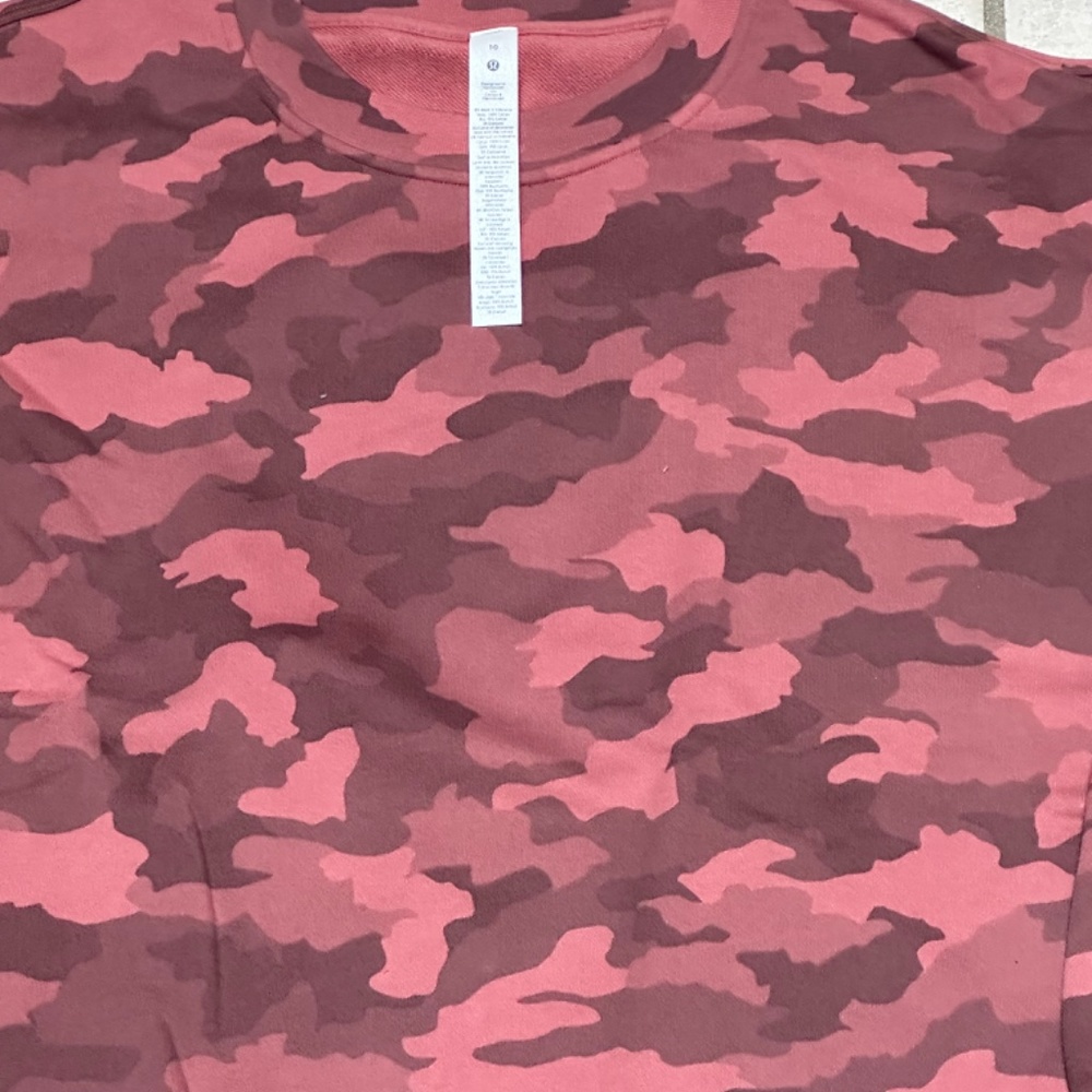 New Lululemon Camo Sweatshirt - Picture 2 of 5